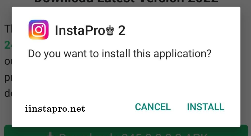 InstaPro Install